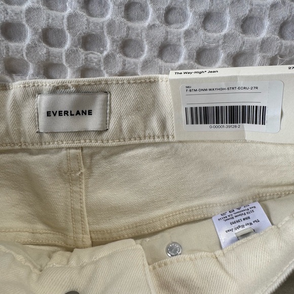 Everlane The Way High 2.0 Jean Size 27 White - Picture 12 of 14